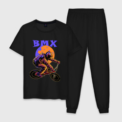 Мужская пижама хлопок BMX в космосе