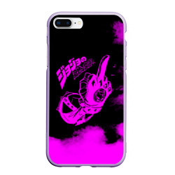 Чехол для iPhone 7Plus/8 Plus матовый ДжоДжо fuck фиолетовый