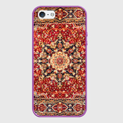 Чехол для iPhone 5/5S матовый Ковер на стене
