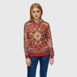 Женская толстовка 3D Ковер на стене - фото 2