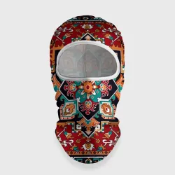 Балаклава 3D Текстура советского ковра с геометрическими узорами