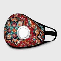 Маска из неопрена Текстура советского ковра с геометрическими узорами