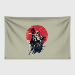 Флаг-баннер Samurai man