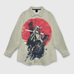 Мужская рубашка oversize 3D Samurai man