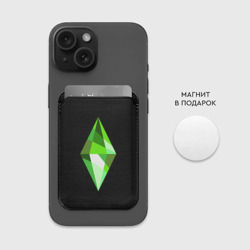 Картхолдер Magsafe магнитный The Sims Plumbob - фото 2