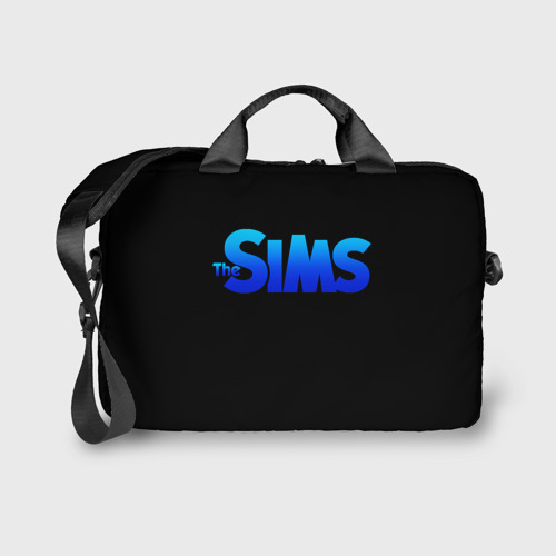Сумка для ноутбука 3D The Sims Plumbob, цвет 3D печать - фото 2