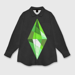 Мужская рубашка oversize 3D The Sims Plumbob