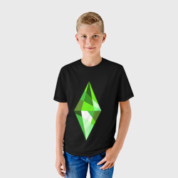 Детская футболка 3D The Sims Plumbob - фото 2