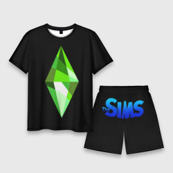 Мужской костюм с шортами 3D The Sims Plumbob