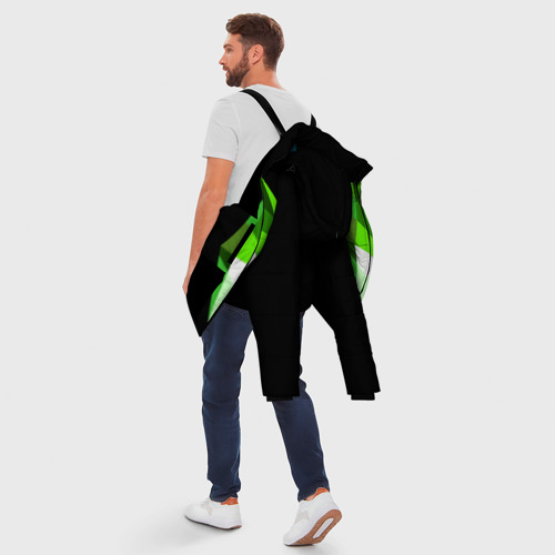 Мужская зимняя куртка 3D The Sims Plumbob, цвет черный - фото 5