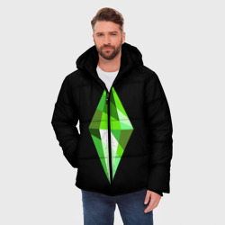 Мужская зимняя куртка 3D The Sims Plumbob - фото 2