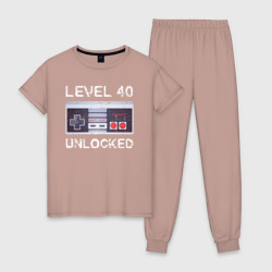 Женская пижама хлопок Level 40 Unlocked