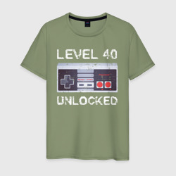 Мужская футболка хлопок Level 40 Unlocked