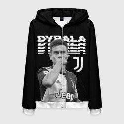 Мужская толстовка 3D на молнии Paulo Dybala