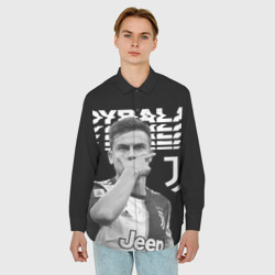 Мужская рубашка oversize 3D Paulo Dybala - фото 2