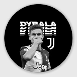 Круглый коврик для мышки Paulo Dybala