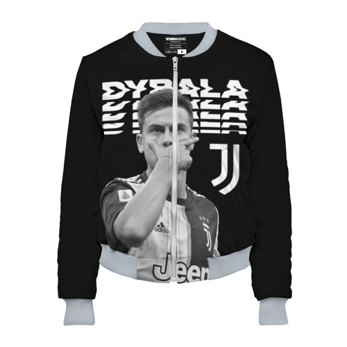 Женский бомбер 3D Paulo Dybala, цвет меланж