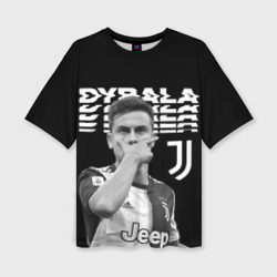 Женская футболка oversize 3D Paulo Dybala