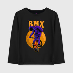 Детский лонгслив хлопок BMX - moon - space