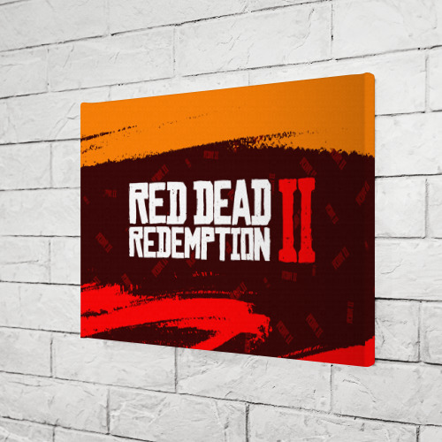 Холст прямоугольный RED DEAD REDEMPTION 2, цвет 3D печать - фото 3