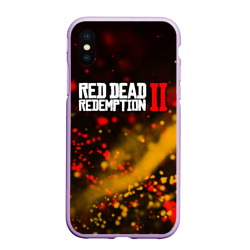 Чехол для iPhone XS Max матовый Red dead Redemption 2