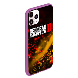 Чехол для iPhone 11 Pro Max матовый Red dead Redemption 2 - фото 2
