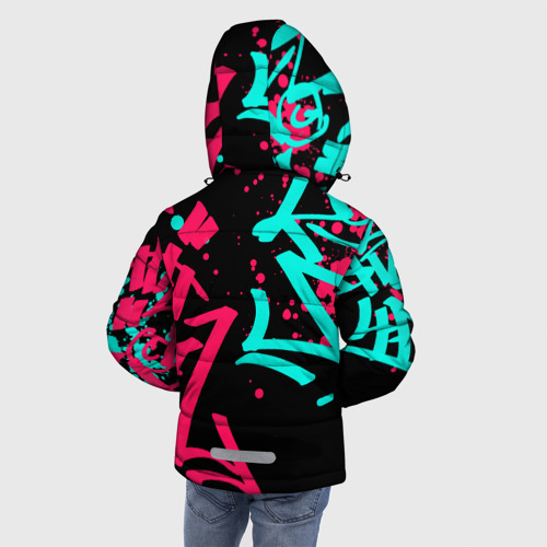 Зимняя куртка для мальчиков 3D Stray Kids, цвет красный - фото 4
