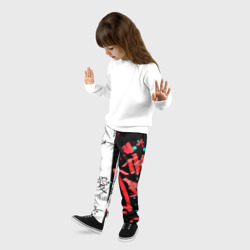 Детские брюки 3D Японские надписи - фото 2