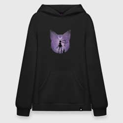 Худи SuperOversize хлопок Лунный воен