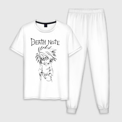 Мужская пижама хлопок Death Note black chibi