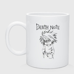 Кружка керамическая Death Note black chibi