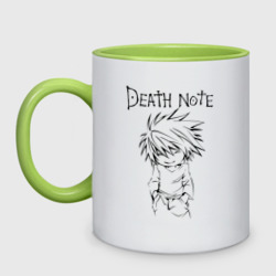 Кружка двухцветная Death Note black chibi