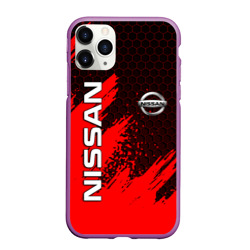 Чехол для iPhone 11 Pro Max матовый Nissan