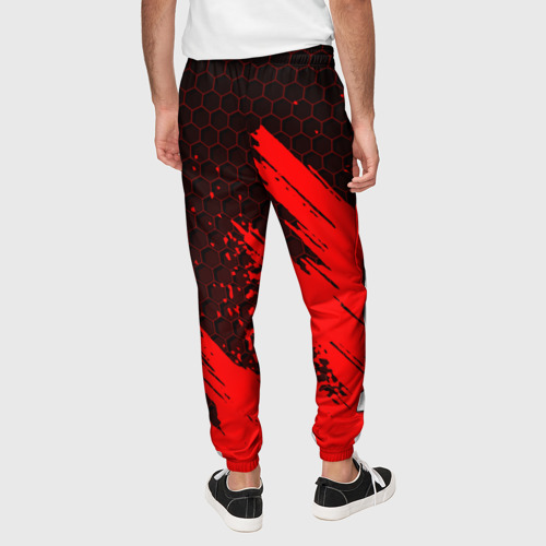 Мужские брюки 3D с принтом NISSAN, вид сзади #2