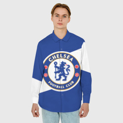 Мужская рубашка oversize 3D Chelsea sport - фото 2