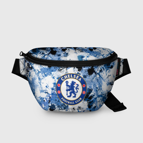 Поясная сумка 3D с принтом Chelsea, вид спереди #2