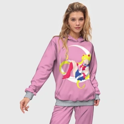 Женский костюм с толстовкой 3D Сейлор мун - фото 2