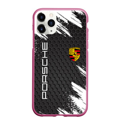 Чехол для iPhone 11 Pro Max матовый Porsche