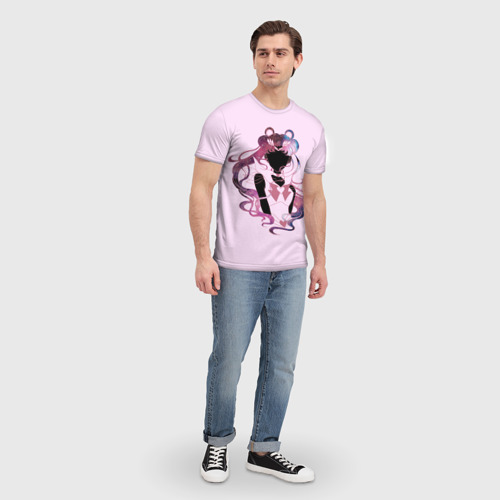 Мужская футболка 3D Космическая Сейлор Мун, цвет 3D печать - фото 5