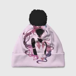 Шапка 3D c помпоном Космическая Сейлор Мун