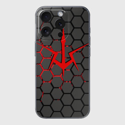 Чехол для iPhone 15 Pro силиконовый с защитой камеры Код Гиасс