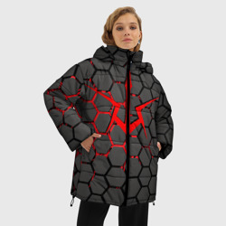 Женская зимняя куртка Oversize Код Гиасс - фото 2