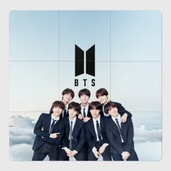 Магнитный плакат 3Х3 BTS
