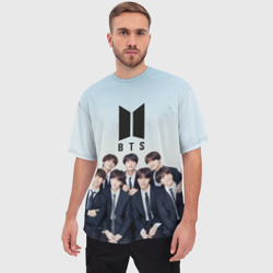 Мужская футболка oversize 3D BTS - фото 2