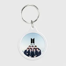Брелок круглый BTS