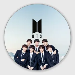 Круглый коврик для мышки BTS
