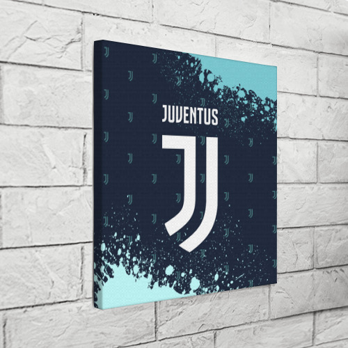 Холст квадратный JUVENTUS / ЮВЕНТУС, цвет 3D печать - фото 3