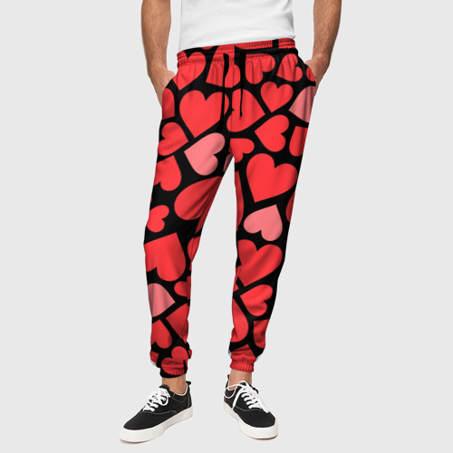 Мужские брюки 3D Сердца - фото 4
