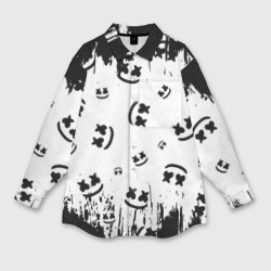 Мужская рубашка oversize 3D Marshmello Маршмеллоу