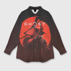 Женская рубашка oversize 3D Ghost of Tsushima